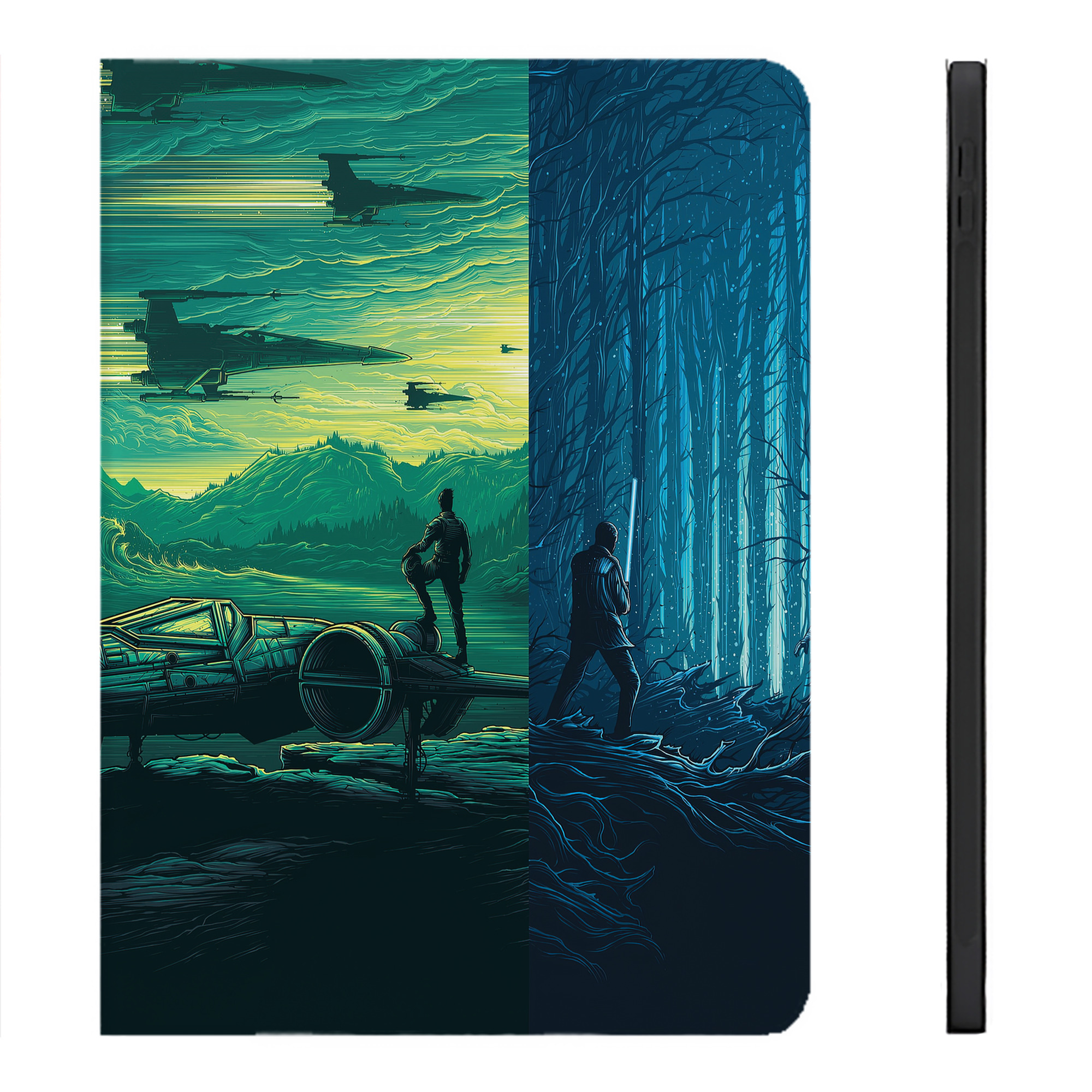 （画像用） スター・ウォーズ Star Wars IPadケース ペンホルダー付き ブックスタイルデザイン